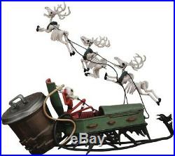 Nightmare Before Christmas Jack In Sleigh Dlx PVC Set New Toys Figure, Colle