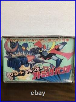 Nikko Great Mazinger Atomic Punch 1970s Figure Toy Vintage Sofvi Box