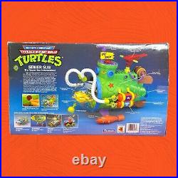 Ninja Turtles Mutant Military SEWER SUB with BOX Vehicle 1991 TMNT Vintage Toys