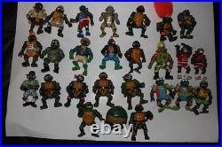 Ninja Turtles Vintage Lot of Action Figures with Troll + Accessories vintage toy