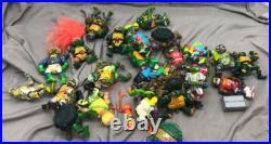Ninja Turtles Vintage Lot of Action Figures with Troll + Accessories vintage toy