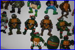 Ninja Turtles Vintage Lot of Action Figures with Troll + Accessories vintage toy