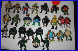 Ninja Turtles Vintage Lot of Action Figures with Troll + Accessories vintage toy