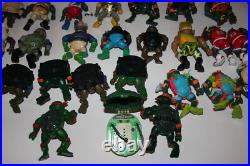 Ninja Turtles Vintage Lot of Action Figures with Troll + Accessories vintage toy