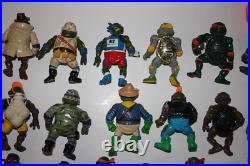 Ninja Turtles Vintage Lot of Action Figures with Troll + Accessories vintage toy