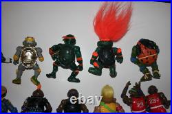 Ninja Turtles Vintage Lot of Action Figures with Troll + Accessories vintage toy