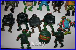 Ninja Turtles Vintage Lot of Action Figures with Troll + Accessories vintage toy