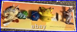 Nintendo Pokemon Rare 1998© Burger King Toy Display Vintage! Includes 4 Pokemon