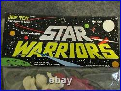 Nos Vintage Star Warriors Lot (3) Sets Joy Toy Figures Unbreakable USA C-info