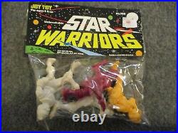 Nos Vintage Star Warriors Lot (3) Sets Joy Toy Figures Unbreakable USA C-info