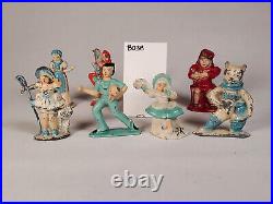 Nursery Rhyme Series (Lot of 7) Tommy Toys Vintage 1930s Hollow Cast Figures