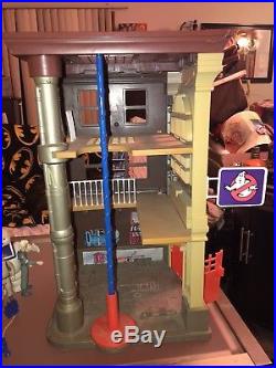 Original 1980s Real Ghostbusters Firehouse, Ecto-1, Figures -Vintage Toy Lot