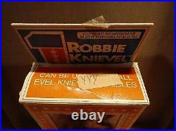 Original Vintage 1976 Ideal Robbie Knievel 7 Bendy Action Figure. MIB RARE