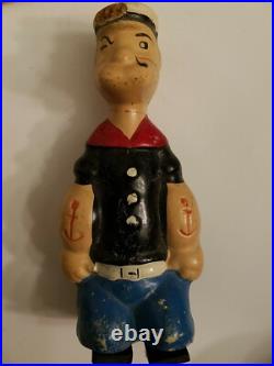 POPEYE, OLIVE OYL & WIMPY Rare 1929 Composite wooden RAMP WALKERS Thimble Theater
