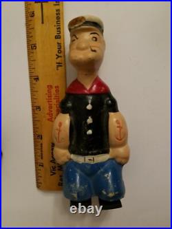 POPEYE, OLIVE OYL & WIMPY Rare 1929 Composite wooden RAMP WALKERS Thimble Theater