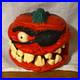 Pioneer Plastics Pumpkin Monster Figure Vintage Toy L80 1980