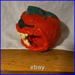 Pioneer Plastics Pumpkin Monster Figure Vintage Toy L80 1980