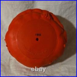 Pioneer Plastics Pumpkin Monster Figure Vintage Toy L80 1980