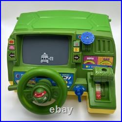 Playmates 1991 Teenage Mutant Ninja Turtles TMNT Dashboard WORKING Vintage