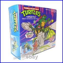 Playmates TURTLECYCLE TMNT Teenage Mutant Ninja Turtles Cycle Toy Figure Vintage