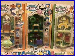 Pokemon Chibi Poke House Pocket Compact Rare anime mini Toy set Vintage Figures
