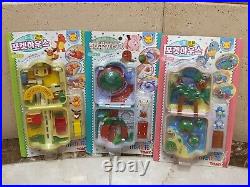 Pokemon Chibi Poke House total 3 water, town, mountain eevee vintage(1997) Toy