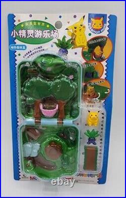 Pokemon Forest Polly Pocket Pikachu & CLEFAIRY Figures Toy Vintage Rare Monsters