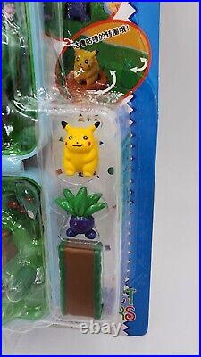 Pokemon Forest Polly Pocket Pikachu & CLEFAIRY Figures Toy Vintage Rare Monsters