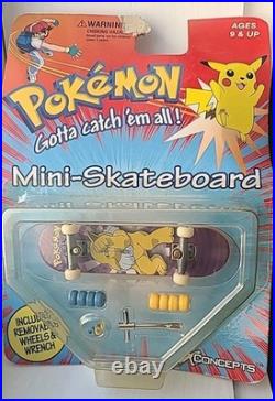 Pokémon toys Lot Collection Vintage Skateboard Tomy