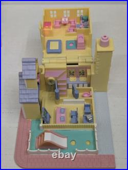 Polly Pocket POLLYVILLE Lot of 10 Buildings Only Bluebird 1993 No Figures