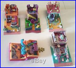 Polly pocket vintage collection lot of 16 playsets 36 figures dolls toys rare