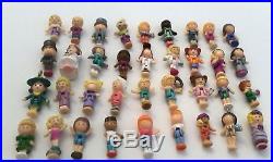 Polly pocket vintage collection lot of 16 playsets 36 figures dolls toys rare
