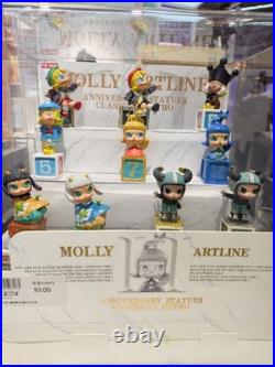 Popmart Molly Artline ANNIVERSARY STATUESCLASSICAL RETRO Figures Set Sealed
