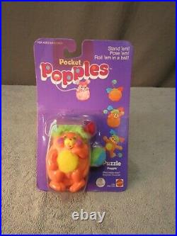 Popples Pocket Puzzle 1985 NIB (vintage 1980s Mattel popple toy) #1249