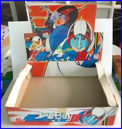 Popy 1970s Gatchaman II Japan Keshi Rubber Figures Store Display + 9 Mip Toys