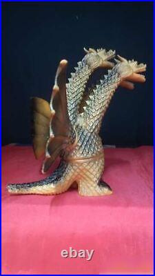 Popy Kingsaurus Series King Ghidorah Action Figure Vintage Toy Used No box Japan