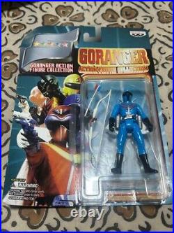 Power Rangers Himitsu Sentai Gorenger Secret Squadron Vintage Toy figures blue