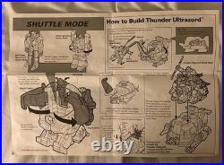 Power Rangers Tor The Shuttlezord VTG 1994 Bandai # 2242 For Ages 4 And Up