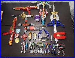 Power Rangers Wild Force Lot Vintage Toy Action Figures Sword Morphers Tested