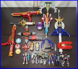 Power Rangers Wild Force Lot Vintage Toy Action Figures Sword Morphers Tested
