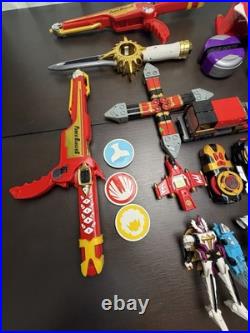 Power Rangers Wild Force Lot Vintage Toy Action Figures Sword Morphers Tested