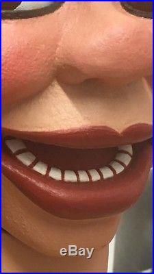 Professional ventriloquist figure head, Jerry Mahoney by Jerry Layne, Must see