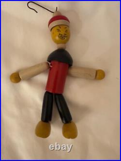 RARE 1930's Jaymar Chinaman Ling Wee Wooden Jointed Figure Wood Toy