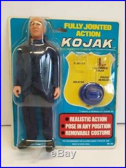 RARE 1976 KOJAK Action figure 8 VTG TV Show 1976 Excel Toy MINT CARDED