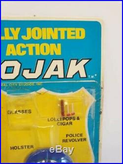 RARE 1976 KOJAK Action figure 8 VTG TV Show 1976 Excel Toy MINT CARDED