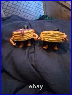RARE 80s vintage FOOD FIGHTERS PURPLE short stacks ACTION FIGURE mattel PANCAKES