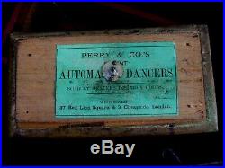 RARE! Antique 1800s Perry & Co Automaton DANCING FIGURE L@@K