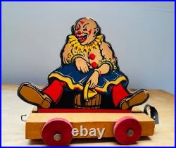 RARE ArtColor Kiddie Circus with 4 Figures (Clown, Camel, Bison, & Elephant)