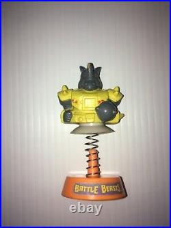 RARE Battle Beasts Jump Up Rocky Rhino Vintage Toy Figure