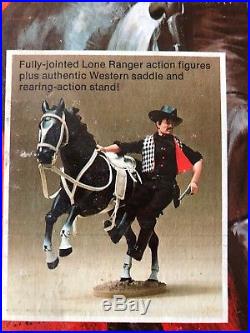 RARE In Box Vintage 1973 Lone Ranger Butch Cavendish & Smoke Figure Doll GABRIEL